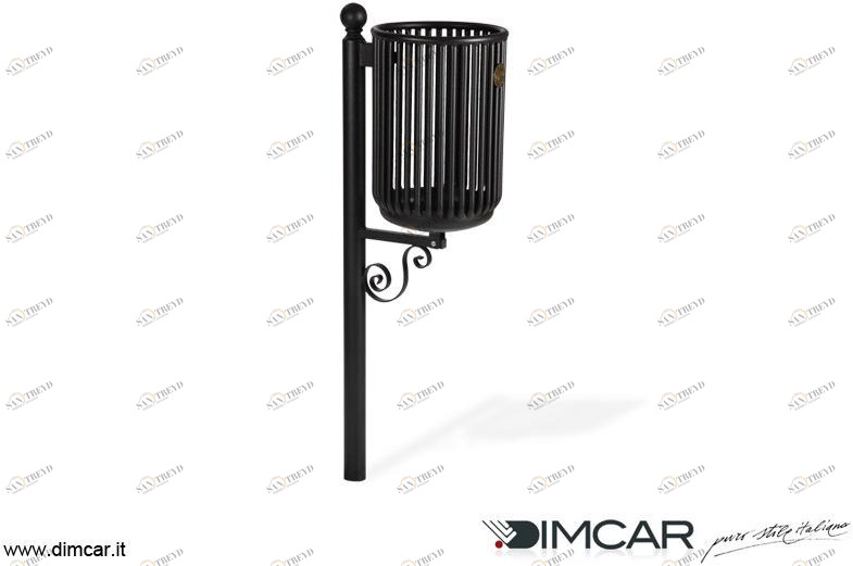 DIMCAR Урна для мусора из металла для улицы Elite 292