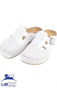 61963 Сабо "Leon" мужские белые LEON  Медицинская обувь  размер 44