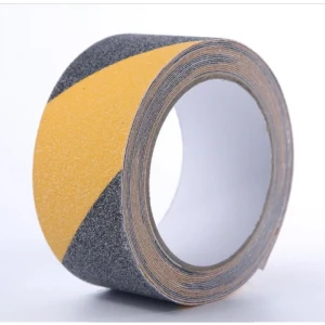 91809212 Противоскользящая абразивная лента Safetystep крупная зернистость 60 grit размер 25мм х 18.3м цвет черный/желтый STLM-1340058