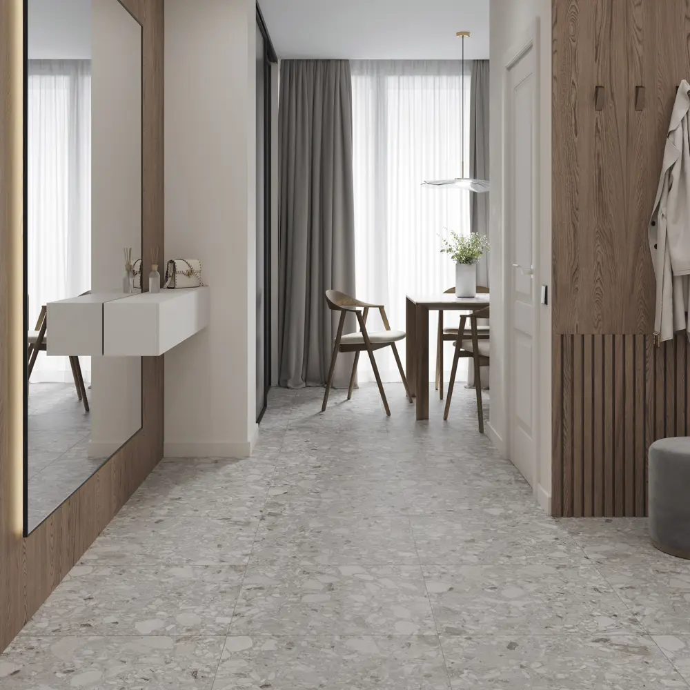 Глазурованный керамогранит LB Ceramics Набережная 60x60 см 1.8 м² матовый цвет бежево-серый STLM-2203681 - Вид №3
