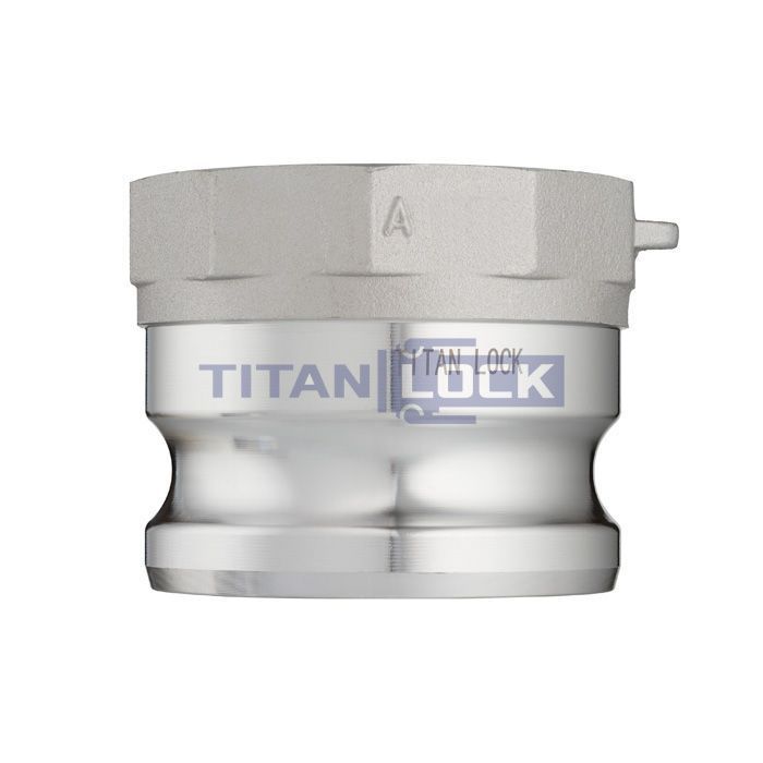 Камлок алюминиевый тип А ниппель, внутр. резьба NPT 4", TL400AALN TITAN LOCK 