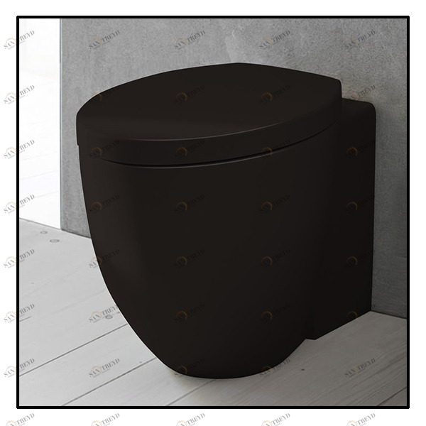 LGVALV Приставной унитаз напольный Серый Ceramica Cielo Le Giare Италия