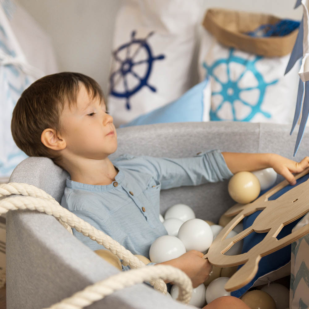 Сухой бассейн для детей бежевый VAMVIGVAM  281492 Бежевый Santreyd  - Вид №6