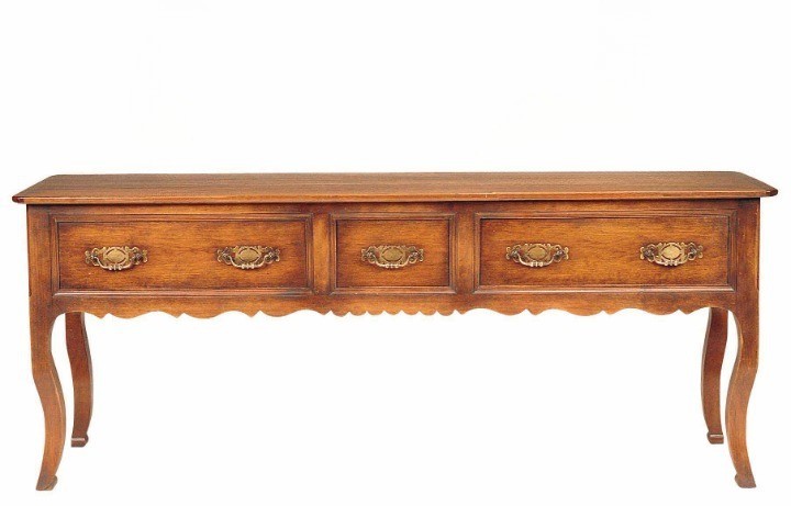 HS207A Сервер Pnelled с французской ножкой cbriole ijlbrown 