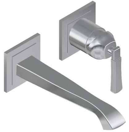 GRAFF Смеситель для умывальника настенный на 2 отверстия Finezza 5156000/5156100 - Вид №3