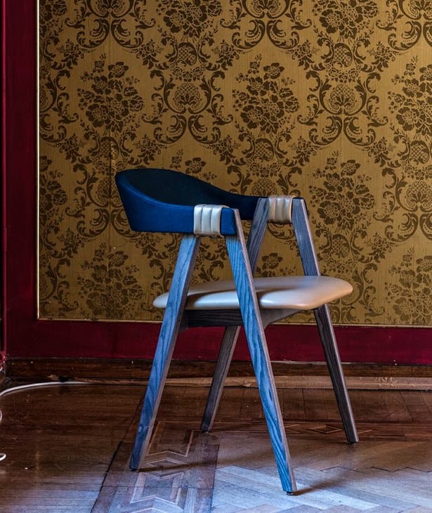 Деревянный штабелируемый стул с подлокотниками MOROSO Матильда ARCH-00136807 - Вид №14