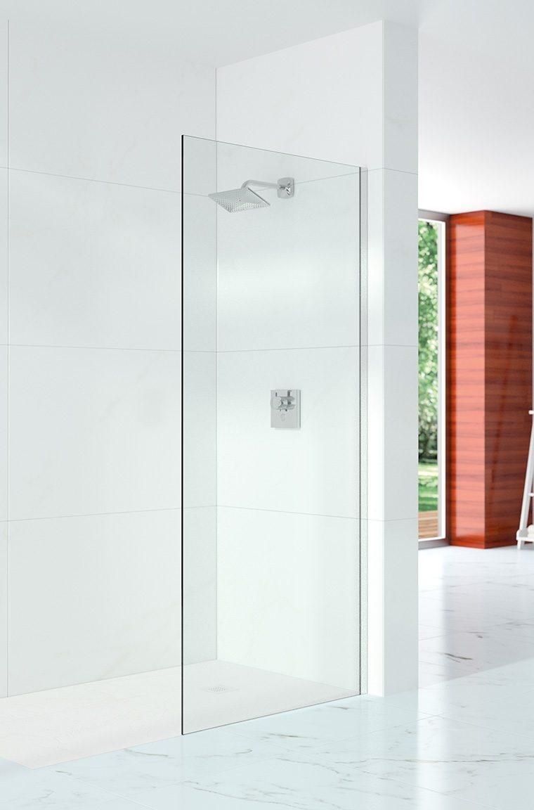Душевая перегородка S10SW700 Merlyn 10 Series Хромированный - Вид №1