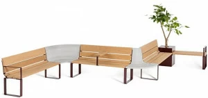 Nola Industrier Модульная скамья со спинкой