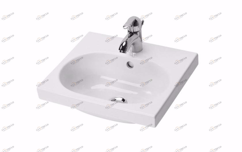 Подвесная раковина настенная овальная Saniline MINIME белая sun-id-1498396