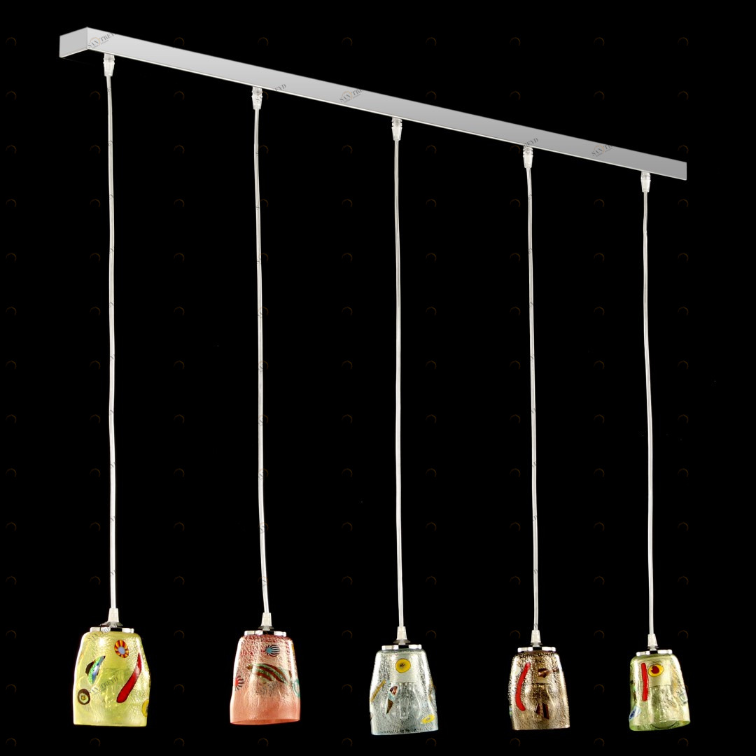 1777 ORIGINALMURANOGLASS Линейная люстра Italy iTaly - муранское стекло OMG 105 см 