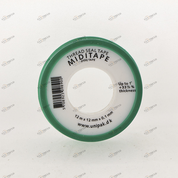 Лента ФУМ Miditape 12 мх12 ммх0.1 мм (зел.) 640 UNIPAK 32118