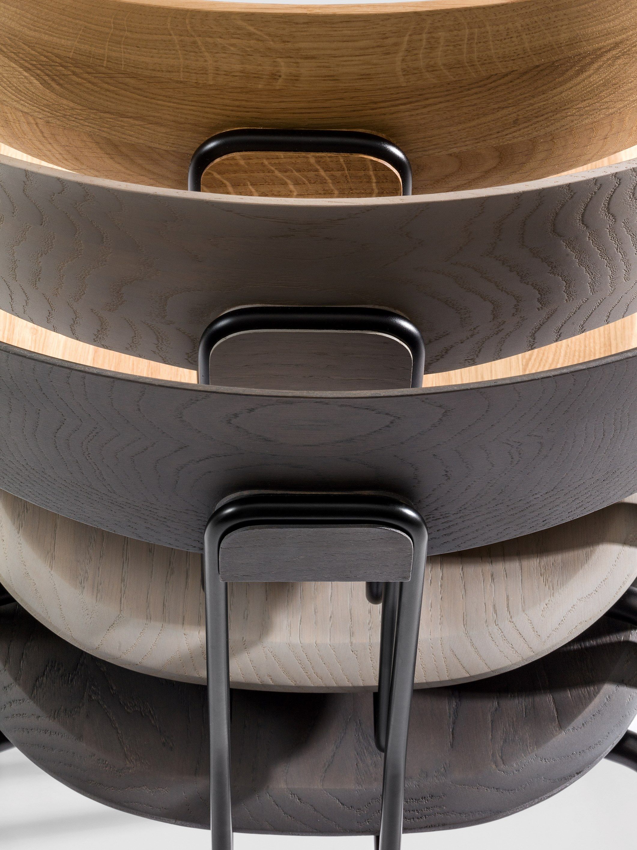 Штабелируемый стул из стали и дерева ZEITRAUM Okito ARCH-00082422 - Вид №11