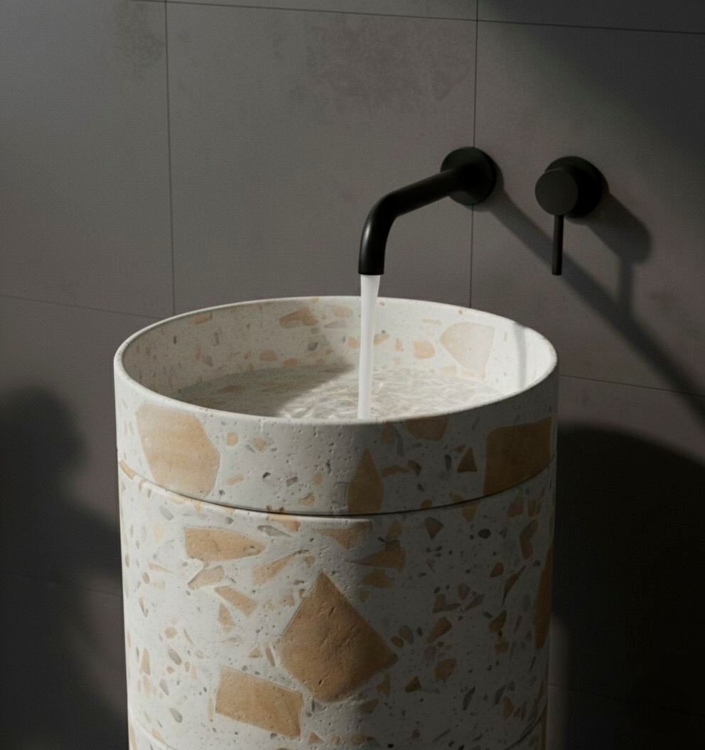 Мраморная круглая раковина Maami Home UNIR ARCH-00030851 - Вид №1