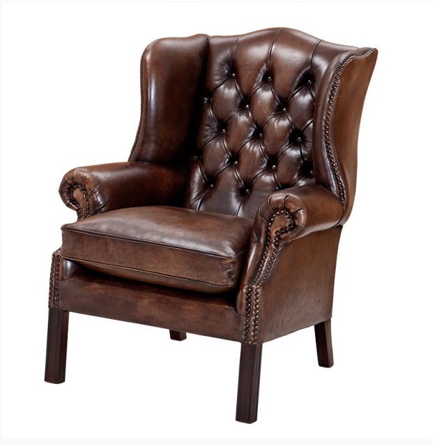 Кресло Bradley от Eichholtz Коричневый EICHHOLTZ ДИЗАЙНЕРСКИЕ, EICHHOLTZ 062224 Венге  - Вид №1
