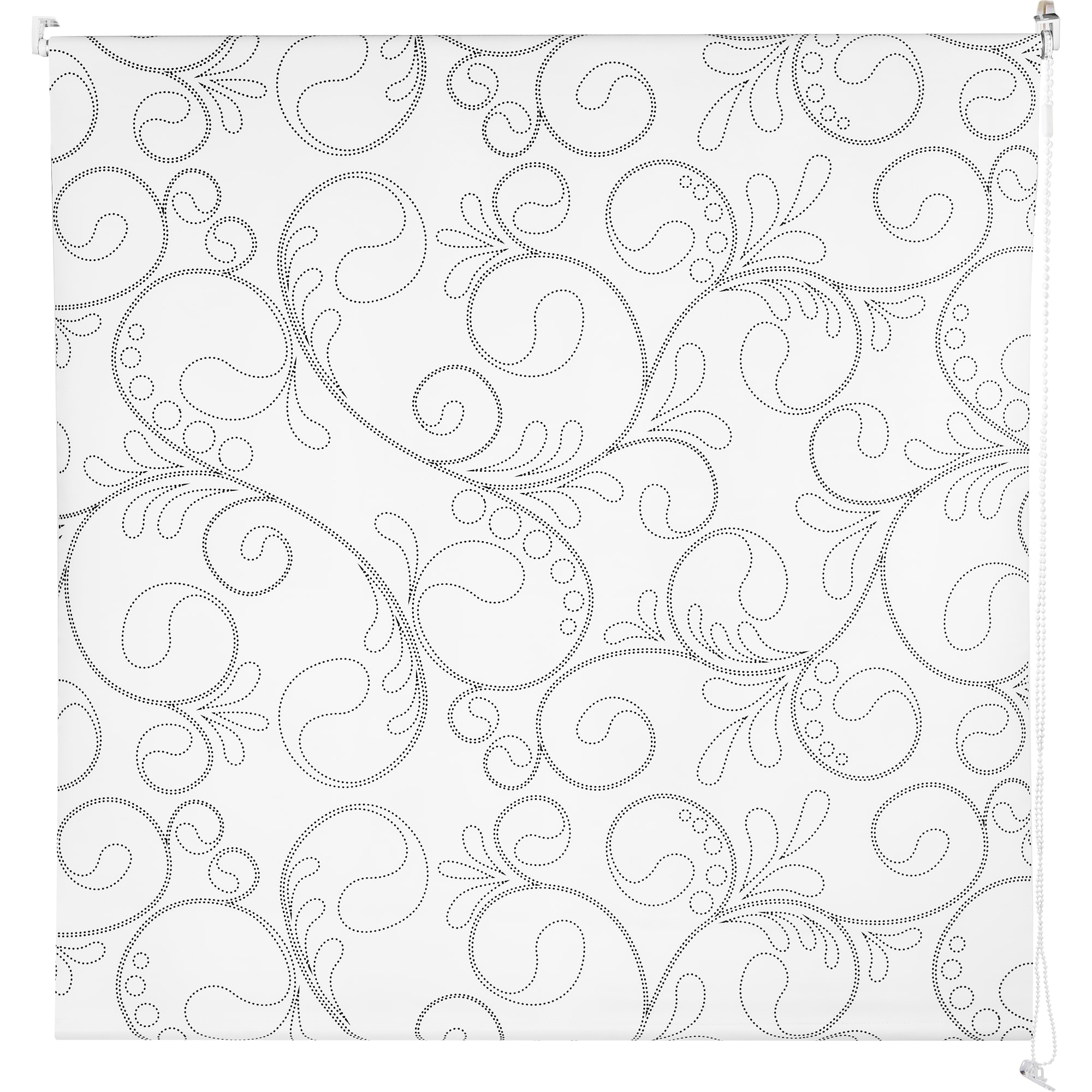 82023911 Штора рулонная Blackout «Лаура», 100х160 см, цвет чёрно-белый Santreyd 