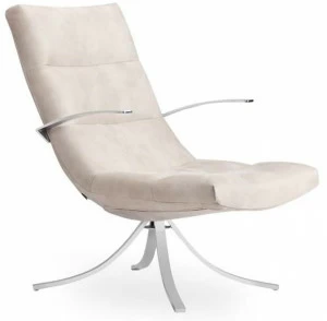 ROSSIN Кресло из акриловой ткани с подлокотниками Sinuè