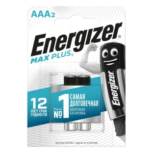 Батарейка Energizer Max Plus алкалиновая LR03 AAA 2 шт.