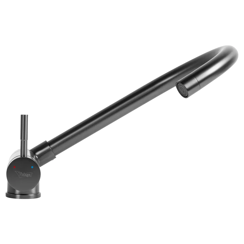 Смеситель для кухни Vidage общая высота 35 см цвет черный STLM-2087663 - Вид №5