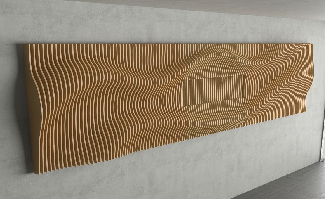 Параметрическая стеновая панель MYWOODREAM CADENZA ARCH-00035360 - Вид №1