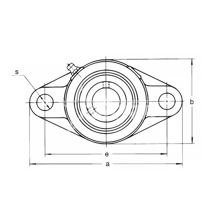 IS2015 Подшипниковый узел UFL002 ISKRA  - Вид №1