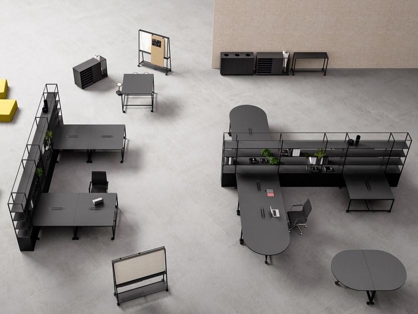 FANTONI Модульный рабочий стол со встроенной полкой Atelier sun-id-1376471 - Вид №2