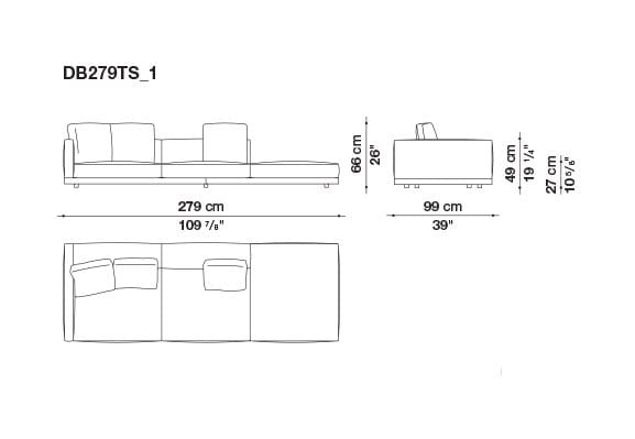 Кожаный диван B&B Italia док ARCH-00106863 - Вид №78