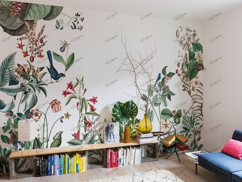 Bien fait Флизелиновые бумажные обои с цветочными мотивами sun-id-1505333