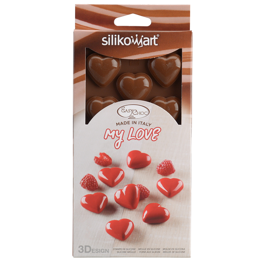 22.148.77.0065 Форма для приготовления конфет my love силиконовая Silikomart  - Вид №1
