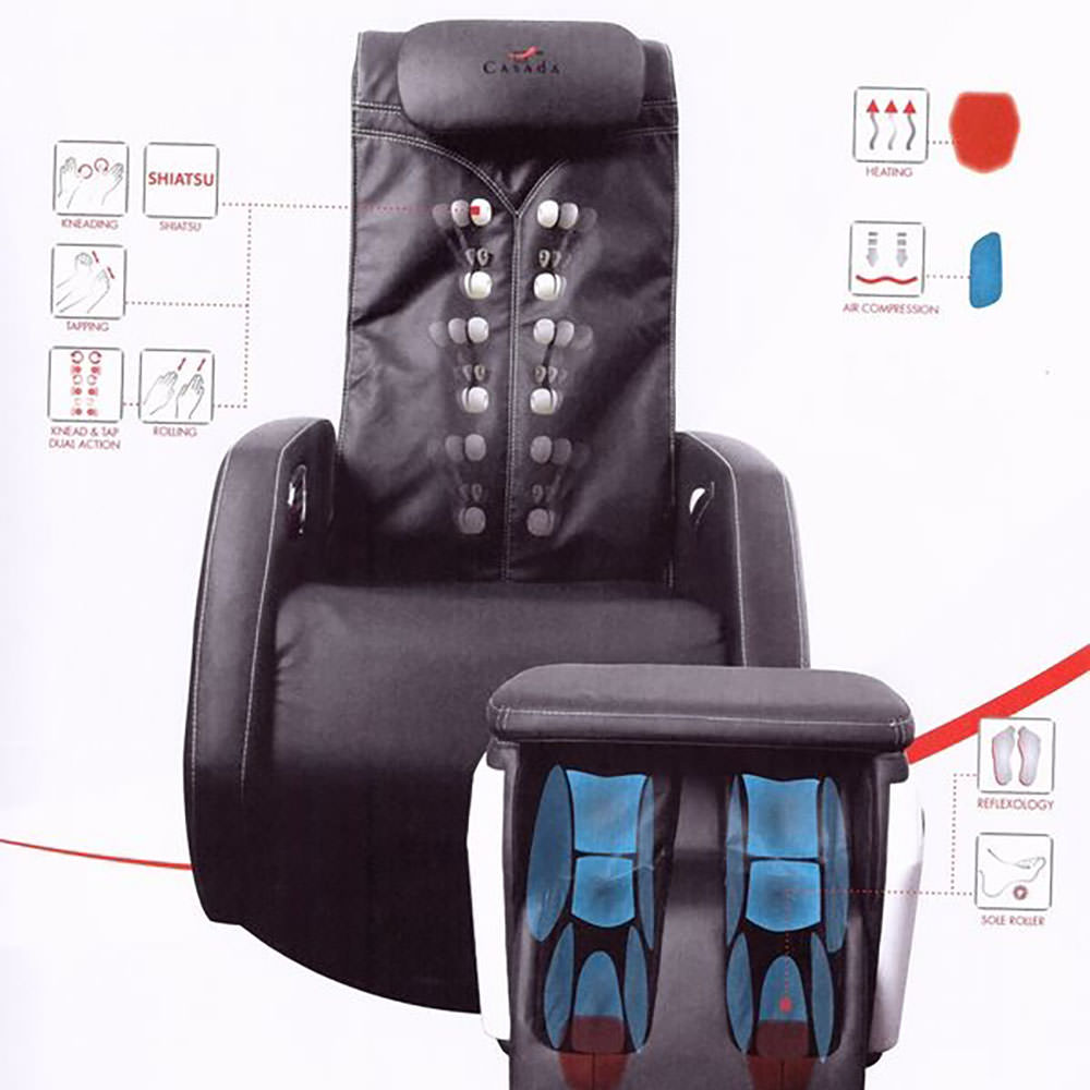 Smart 5 Массажное кресло BROWN коричневое CASADA  - Вид №4