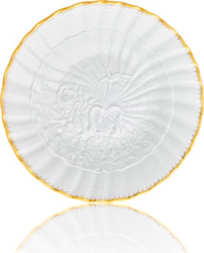 10645641 Meissen Набор тарелок суповых 25см "Лебединый сервиз" (золотой кант), 6 шт Фарфор 