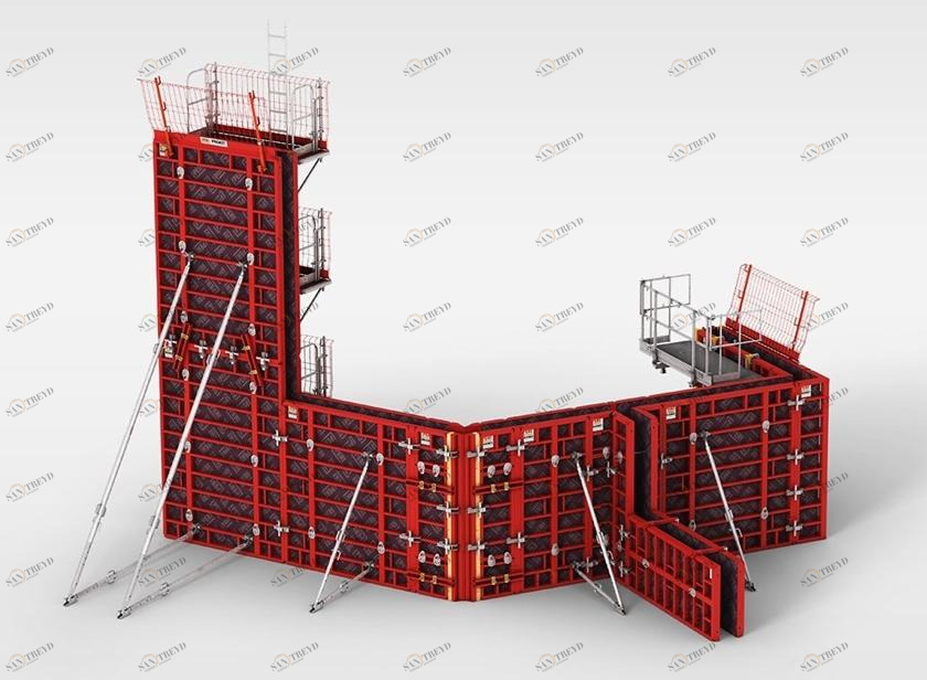 PERI Каркасная опалубка для стен со стяжкой mx sun-id-1414816