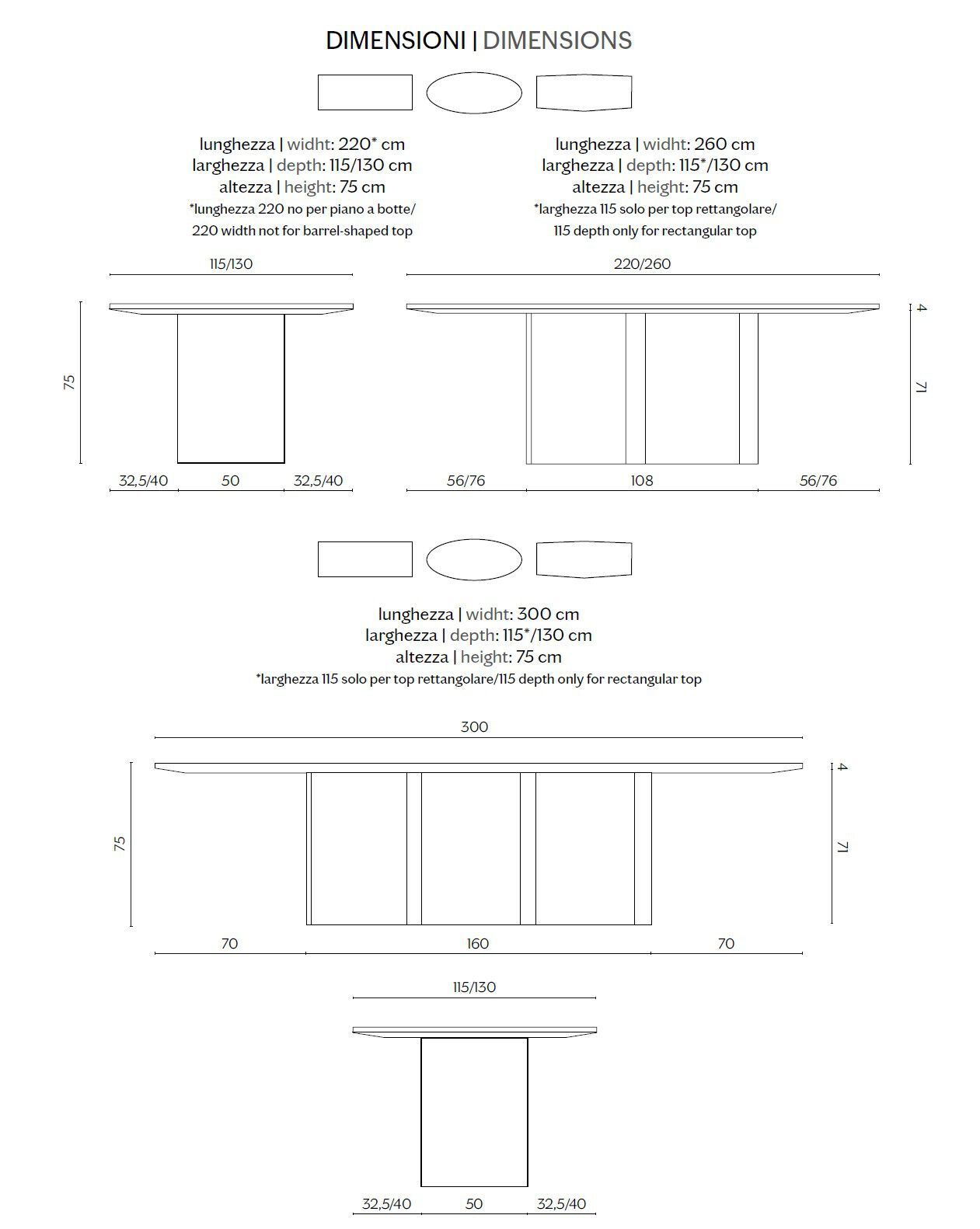 Прямоугольный обеденный стол Miniforms нами ARCH-00089332 - Вид №2