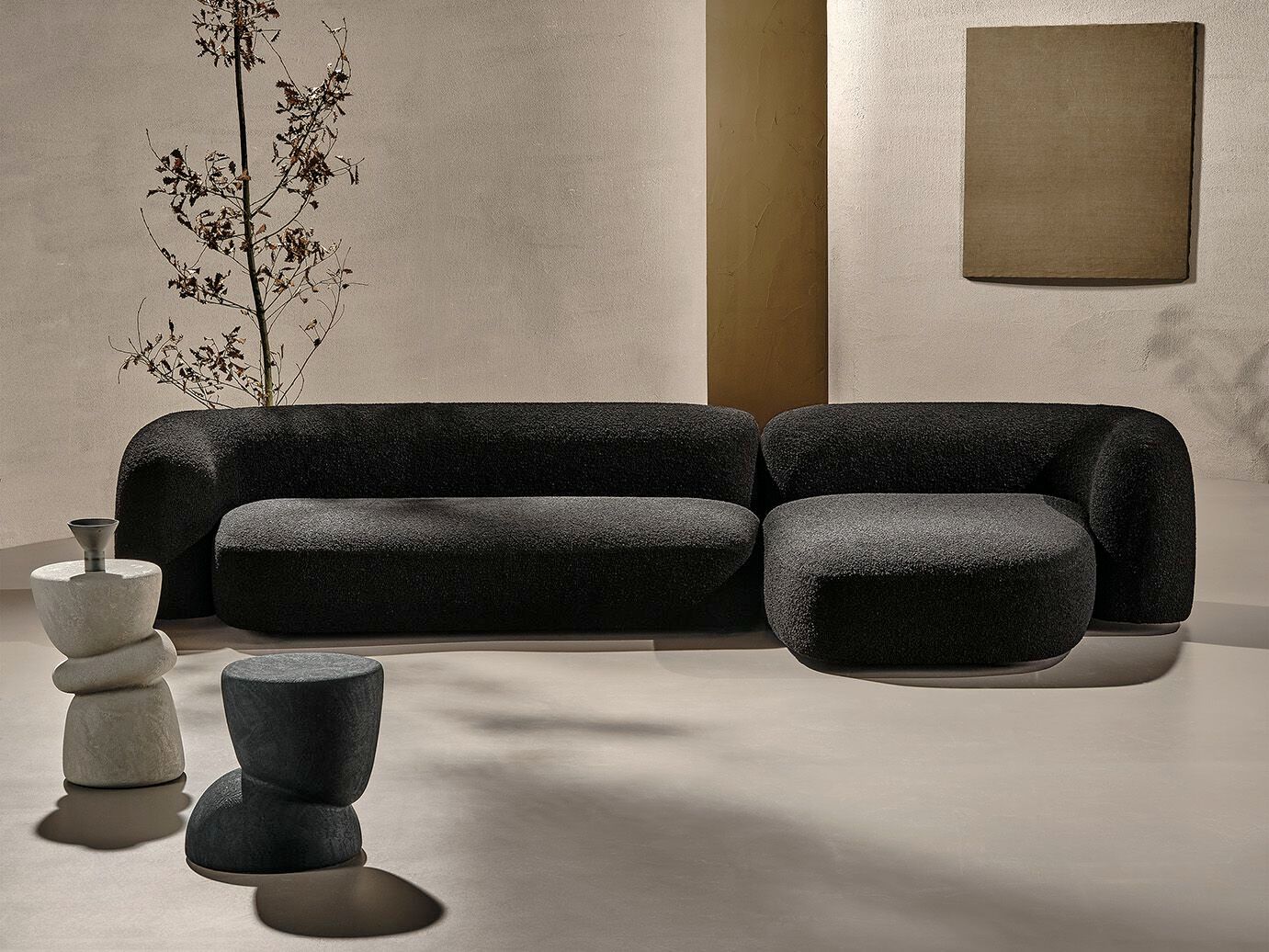 Керамический журнальный столик / табурет Naturedesign Home ARCH-00092906 - Вид №1