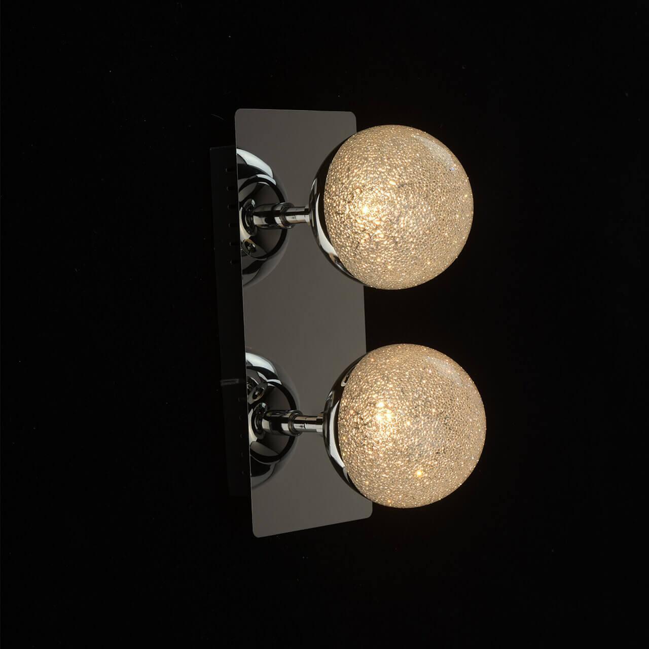 Бра светодиодное на 2 лампы хром "Каспер 1" 707020302 DE MARKT КАСПЕР 1 00-3931305 Хром  - Вид №3