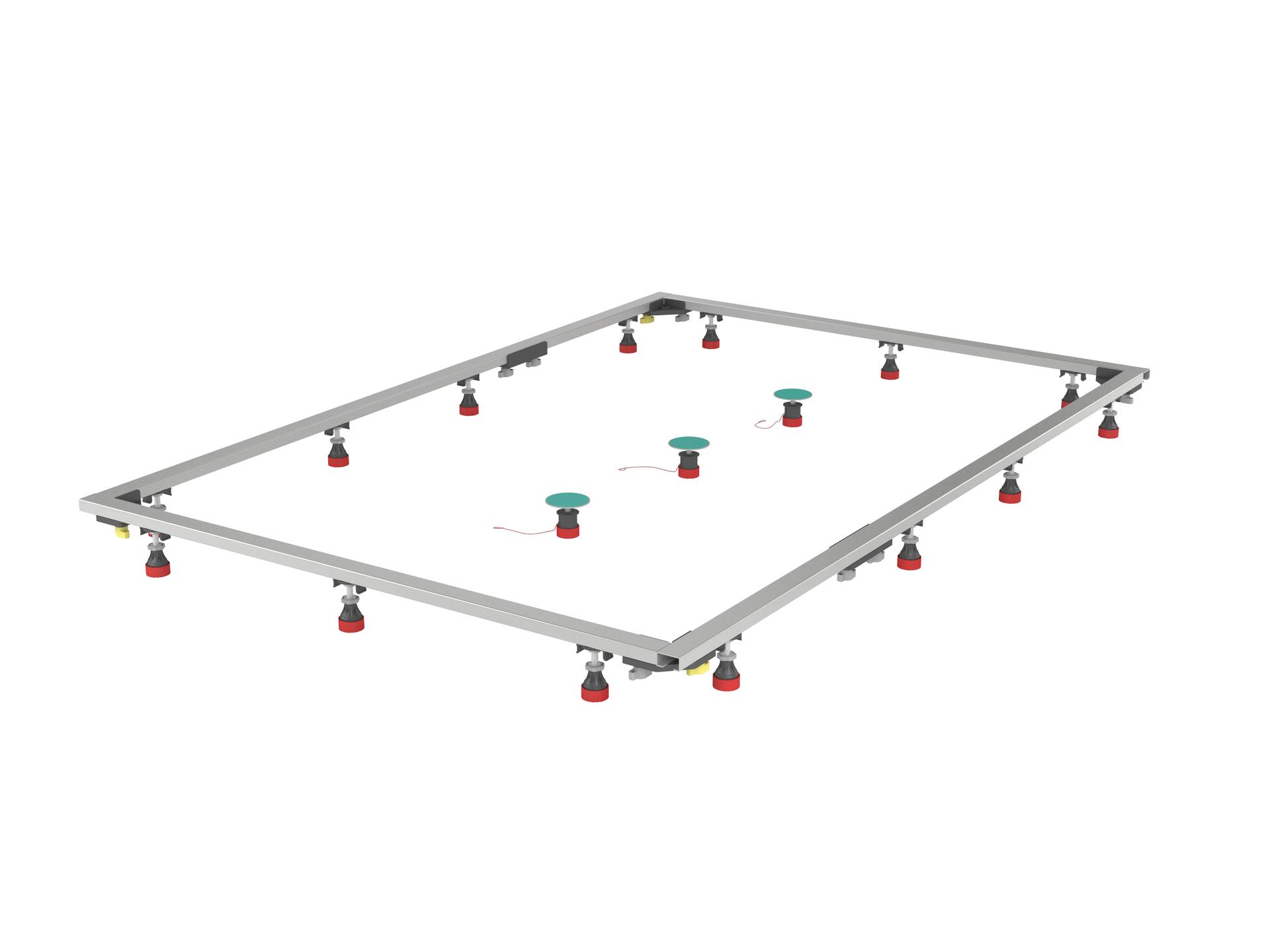 150179 MEPA  Подставки для душевых поддонов Монтажная рама SF минеральное литье 120/180 