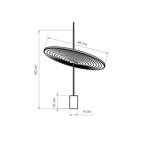 Пробка Сид подвесной светильник luxcambra CALMA C ARCH-00140684 - Вид №5