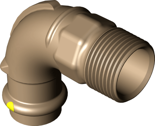 345 808 Модель 2614 Трубопроводные системы  Profipress G  Переходники/​переходные угольники Santreyd  - Вид №2