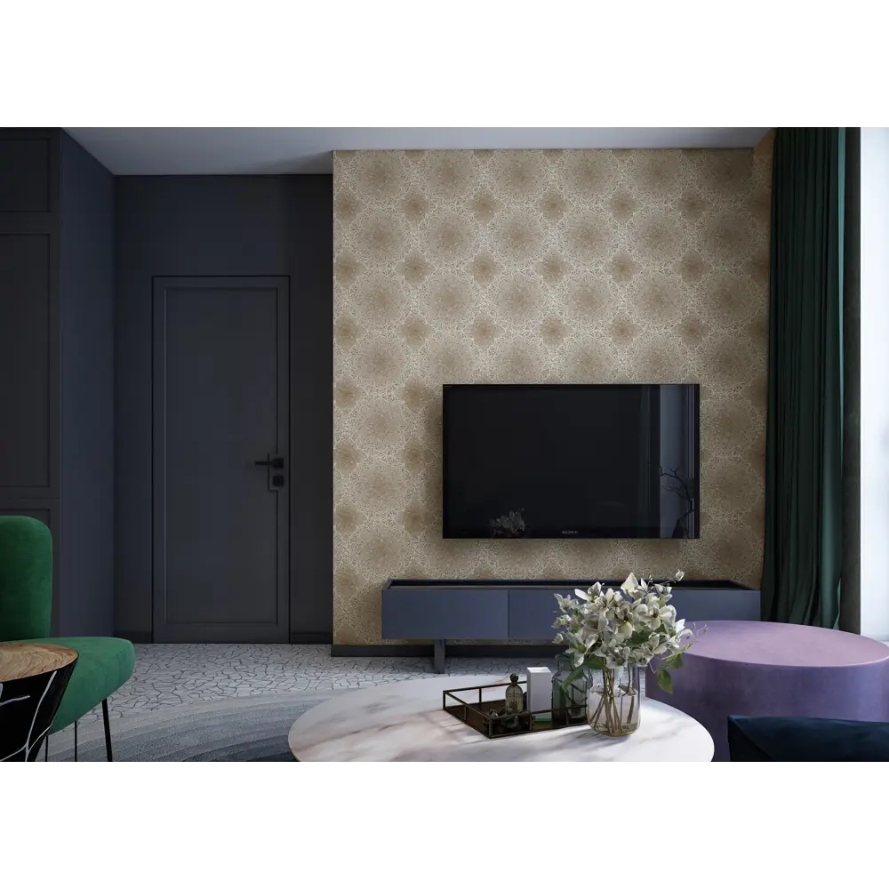 Обои флизелиновые Vog Collection Алансон бежевые 1.06 м 168488-23 STLM-2099125 - Вид №3