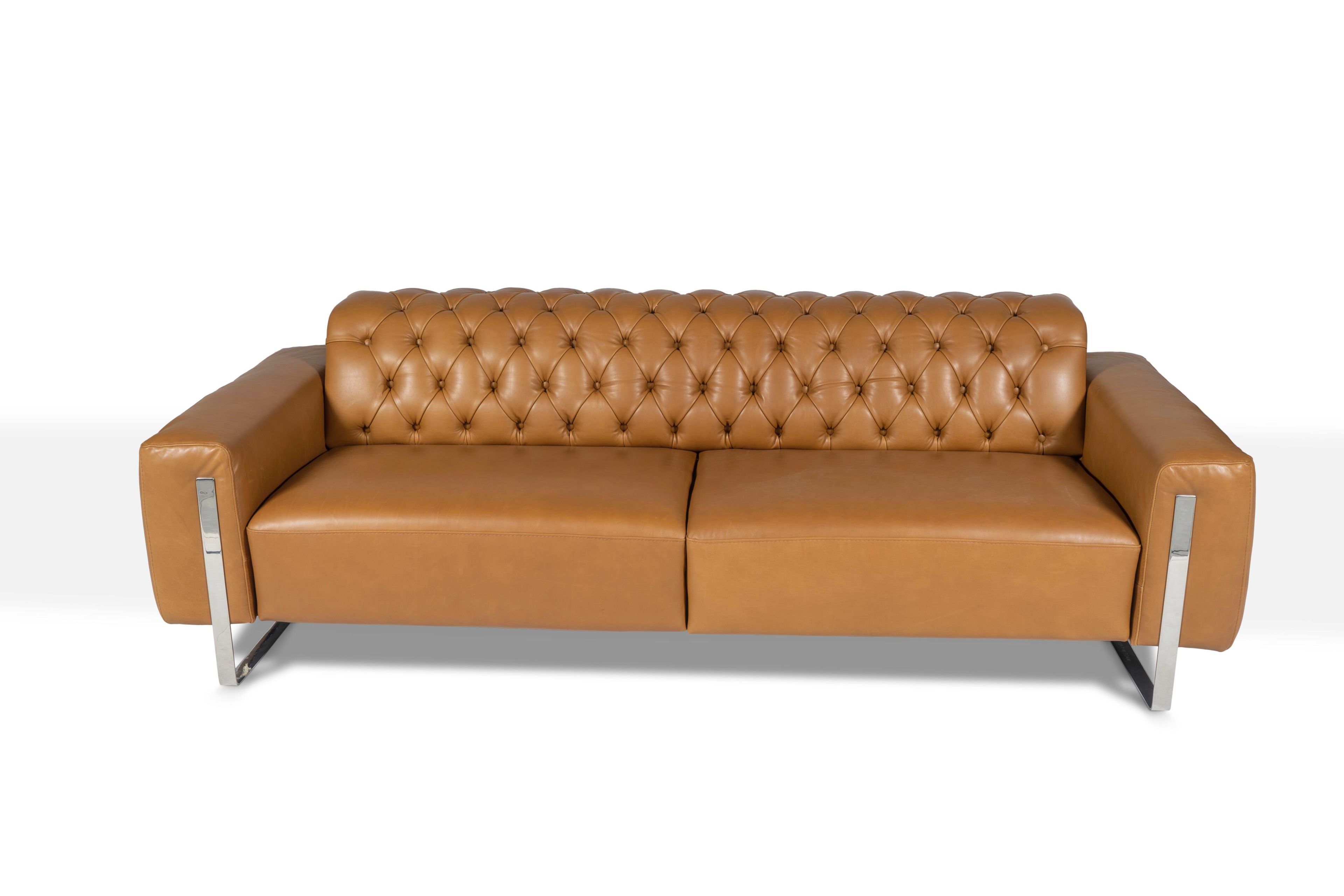 Кожаный диван с откидной спинкой Calia Italia премиум ARCH-00091818 - Вид №1