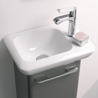 271940000 Подвесная раковина настенная прямоугольная Keramag  белая  - Вид №3