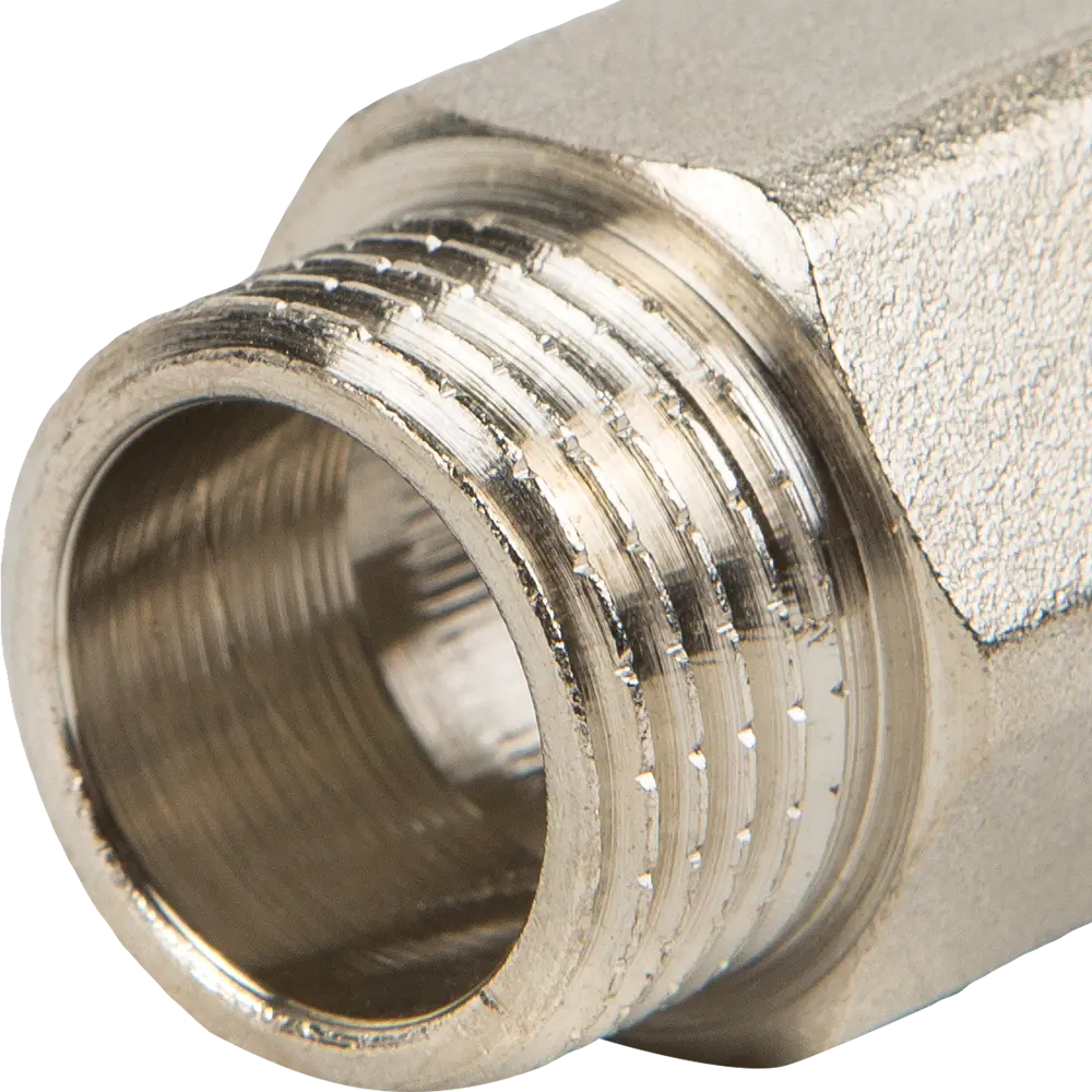 Удлинитель Valtec 1/2"х25 мм внутренняя-наружная резьба никелированная латунь VTr.197.N.0425 10507884 STLM-2042405  - Вид №1