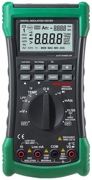 90449347 Мультиметр профессиональный MS5208 STLM-0226969 MASTECH