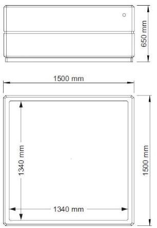 ENCHO ENCHEV - ETE Квадратная кашпо для общественных мест  96  - Вид №6