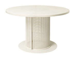 Круглый садовый стол из нержавеющей стали