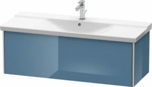 XS408304747 Тумбочка подвесная XSquare #XS4083 1210 x 473 мм Каменно-синий глянцевый лак