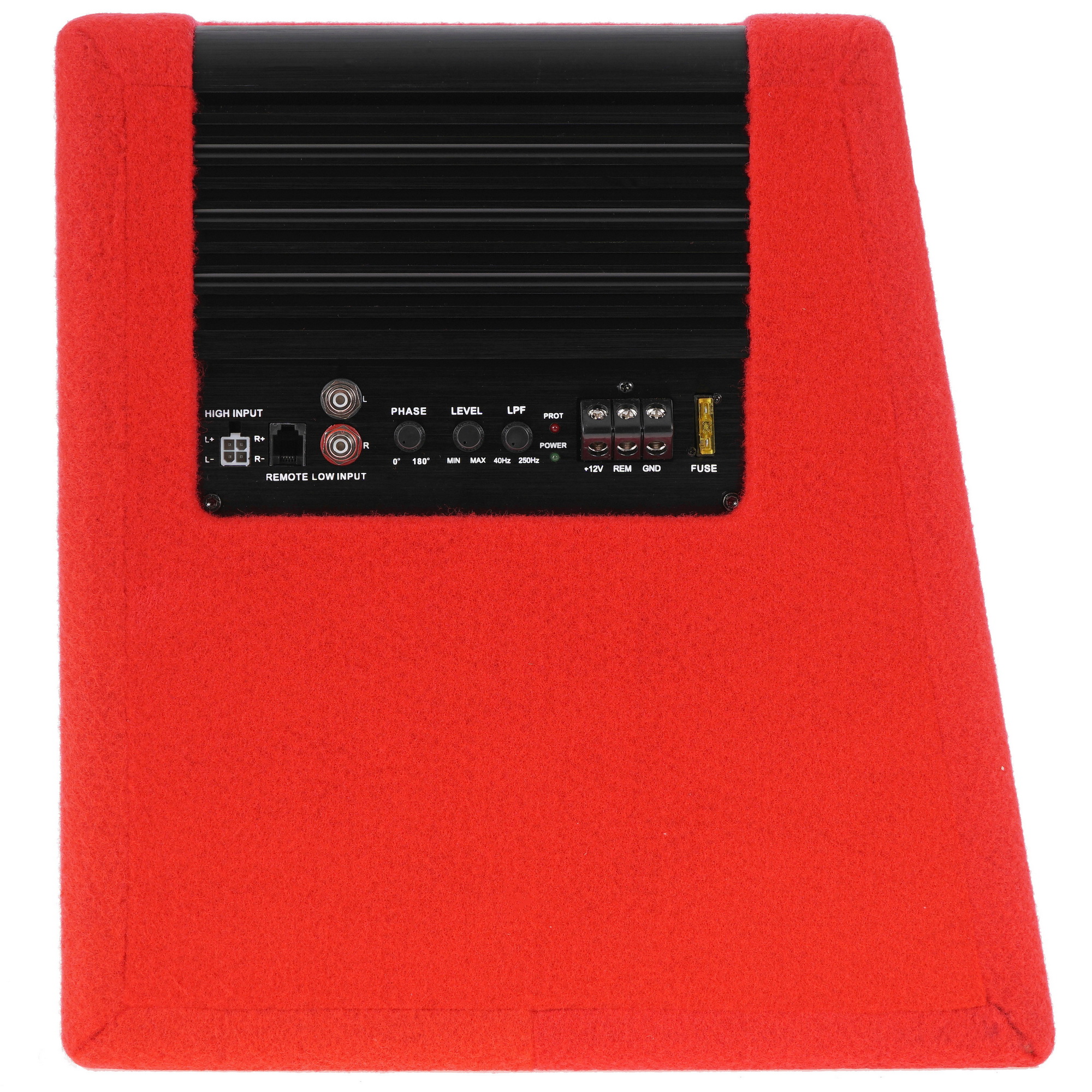 9958178 Автосабвуфер активный Ural АС-У12А Красный STDN-0130519 - Вид №2