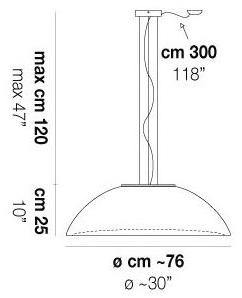 Vetreria Vistosi Подвесной светильник из стекла Infinita sun-id-1387435 - Вид №7