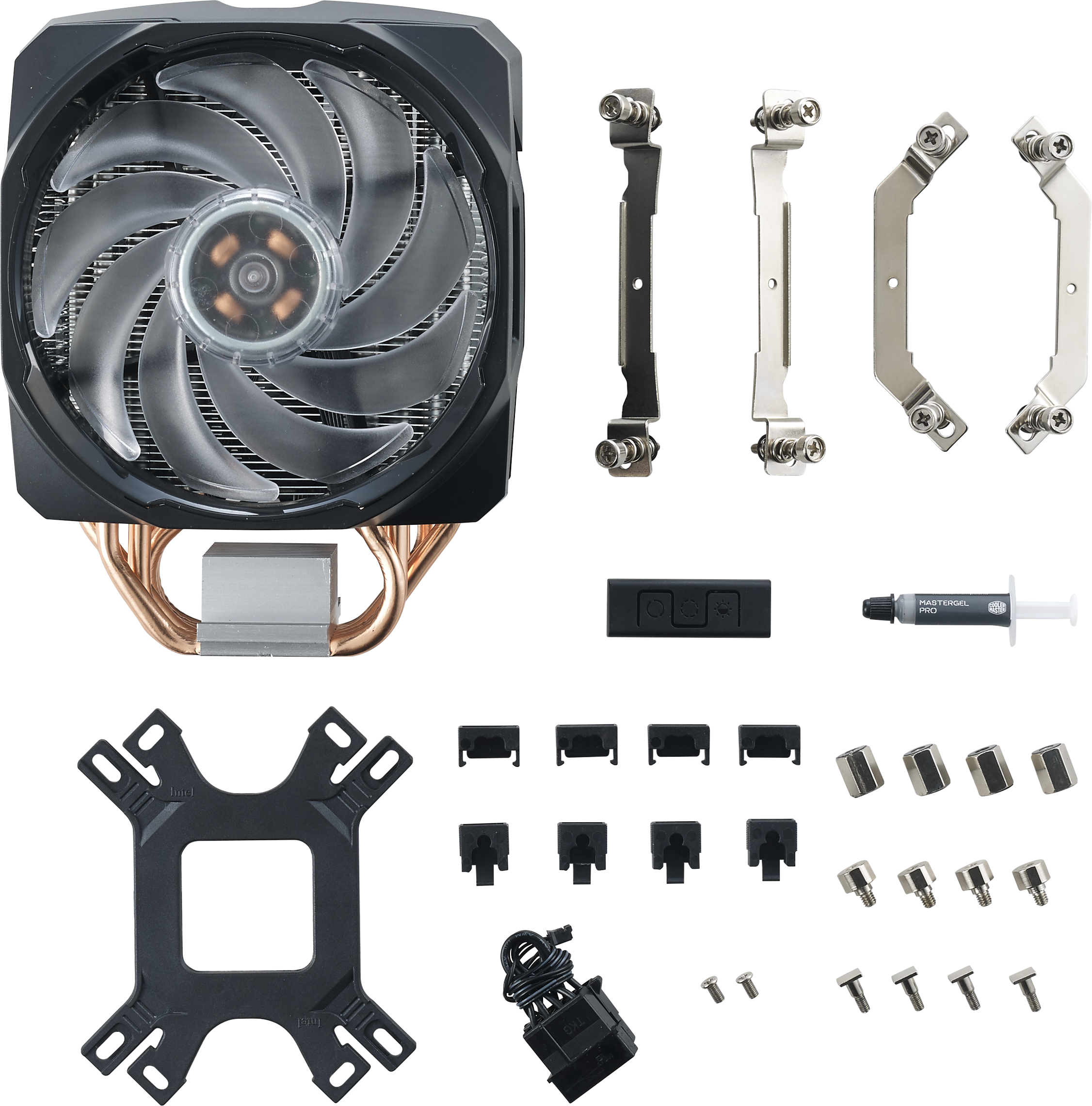 MAP-T6PN-218PC-R1 cpu air ma610p, rpm, 150w (up to 180w), rgb, full socket support Cooler Master Santreyd  - Вид №5