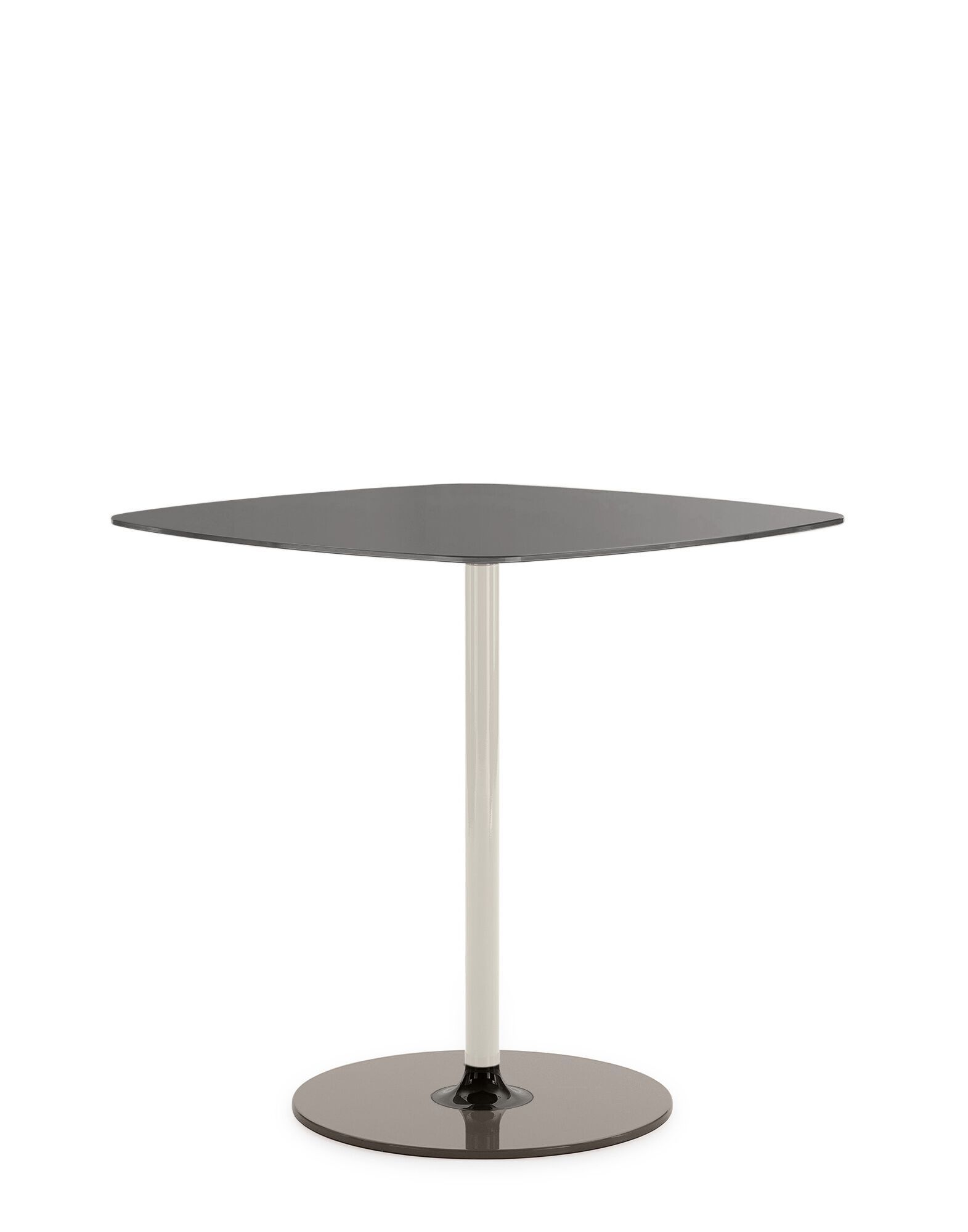 Квадратный стол с хрустальной столешницей и стальным основанием Kartell Тьерри ARCH-00023989 - Вид №13