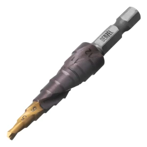 Ступенчатое сверло по металлу Denzel 723612 4-12 мм 89433279